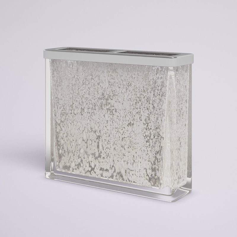 Etta Avenue™ Winona Mercury Glass Toothbrush Holder & Reviews Wayfair